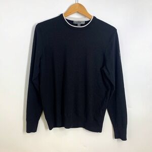 G/FORE Mens Crew Neck Long Sleeve Wool Blend Golf Sweater Size L Embroidered